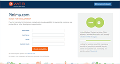 Desktop Screenshot of pinima.com